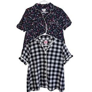 Kate Spade New York Women’s Short Sleeve Sleep Shirt Pair Size Small